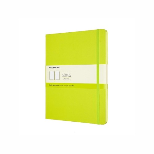 MOLESKINE Notes Classic, XL, 19x25cm, gładki, twarda oprawa, 192 strony, lemon green - 2962160