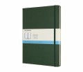 MOLESKINE Notes Classic XL (19x25cm) w kropki, twarda oprawa, myrtle green, 192 strony, zielony - 2962169
