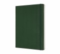 MOLESKINE Notes Classic XL (19x25cm) w kropki, twarda oprawa, myrtle green, 192 strony, zielony - 2962170