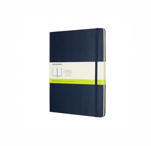 MOLESKINE Notes Classic XL (19x25cm) gładki, twarda oprawa, sapphire blue, 192 strony, niebieski - 2962178