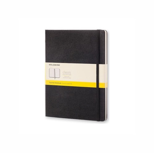 MOLESKINE Notes Classic XL (19x25cm) w kratkę, twarda oprawa, 192 strony, czarny - 2962187