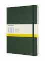 MOLESKINE Notes Classic XL (19x25cm) w kratkę, twarda oprawa, myrtle green, 192 strony, zielony - 2962208