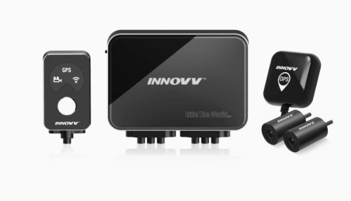 INNOVV K7 - wideorejestrator motocyklowy 2 kamery przód i tył z trybem nocnym - 2962478
