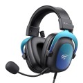 Słuchawki gamingowe bluetooth HAVIT H2002U PRO (czarno-niebieskie) - 2962497