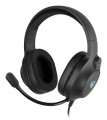 GENESIS SŁUCHAWKI NAUSZNE NEON 213 RGB Z MIKROFONEM CZARNE - 2962499