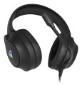 GENESIS SŁUCHAWKI NAUSZNE NEON 213 RGB Z MIKROFONEM CZARNE - 2962504