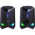 DEFENDER GŁOŚNIKI ROCKET 2.0 6W LED USB CZARNE 65094 - 2962527