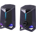 DEFENDER GŁOŚNIKI ROCKET 2.0 6W LED USB CZARNE 65094 - 2962526
