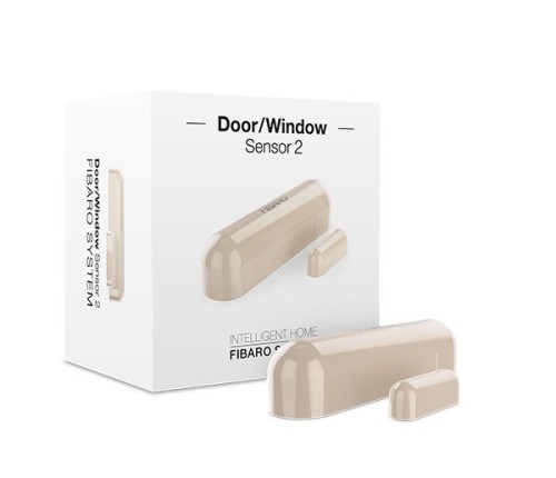 Czujnik kontaktronowy FIBARO Z-Wave FGDW-002-6 (wewnętrzny; Z-Wave; kolor truflowy) - 2962604