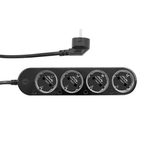 Inteligentna listwa zasilający Shelly Power Strip 4 Gen4 Black - 2962605
