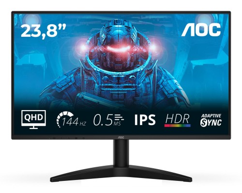 AOC B3 Q24B36X monitor komputerowy 60,5 cm (23.8") 2560 x 1440 px Quad HD LED Czarny - 2963603