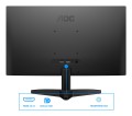 AOC B3 Q24B36X monitor komputerowy 60,5 cm (23.8") 2560 x 1440 px Quad HD LED Czarny - 2963605