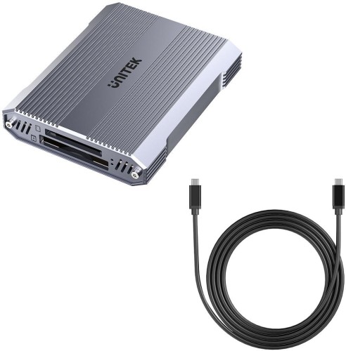 Czytnik kart pamięci Unitek CF Express, SD/microSD, USBA 10 Gbs + HUB - 2963770