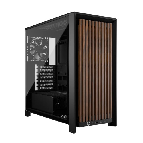 Corsair FRAME 4000D RS Wood PC-Gehäuse, Midi-Tower, E-ATX - Holz, schwarz - 2963938