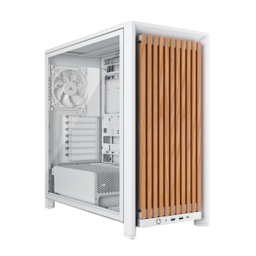 Corsair FRAME 4000D RS Wood PC-Gehäuse, Midi-Tower, E-ATX – Holz, weiß - 2963939