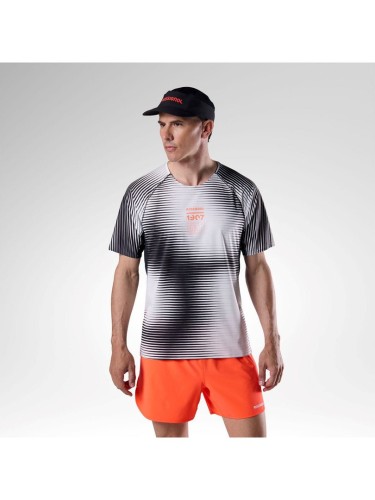 Koszulka szybkoschnąca Rossignol Sapa Ultra Tee - dazzle blue line fogg rozmiar: l - 2964056