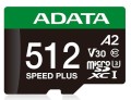 Karta pamięci MEMORY MICRO SDXC 512GB UHS-I ADATA UD512GUI3V30A2SP-RA1 - 2964223