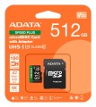 Karta pamięci MEMORY MICRO SDXC 512GB UHS-I ADATA UD512GUI3V30A2SP-RA1 - 2964222