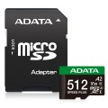 Karta pamięci MEMORY MICRO SDXC 512GB UHS-I ADATA UD512GUI3V30A2SP-RA1 - 2964215