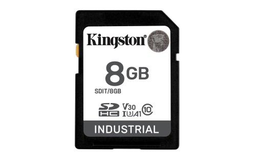 KINGSTON 8GB SDHC Industrial C10 UHS-I U3 V30 A1 - 2964224