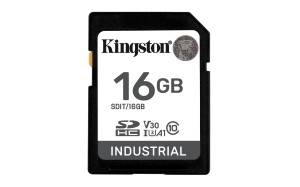 KINGSTON 16GB SDHC Industrial C10 UHS-I U3 V30 A1