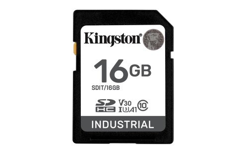 KINGSTON 16GB SDHC Industrial C10 UHS-I U3 V30 A1 - 2964241