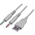 DEFENDER SŁUCHAWKI Z MIKROFONEM ECLIPSE RGB BIAŁE 62440 - 2964470