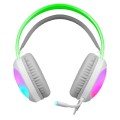 DEFENDER SŁUCHAWKI Z MIKROFONEM ECLIPSE RGB BIAŁE 62440 - 2964464
