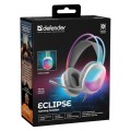 DEFENDER SŁUCHAWKI Z MIKROFONEM ECLIPSE RGB BIAŁE 62440 - 2964472