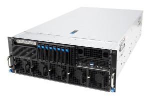 Platforma Asus Rack (4U) ESC8000A-E13X AMD EPYC 9005 (8xNVMe, 2xM.2, 2x10Gbe, 8xQSFP, IPMI, R3200W)