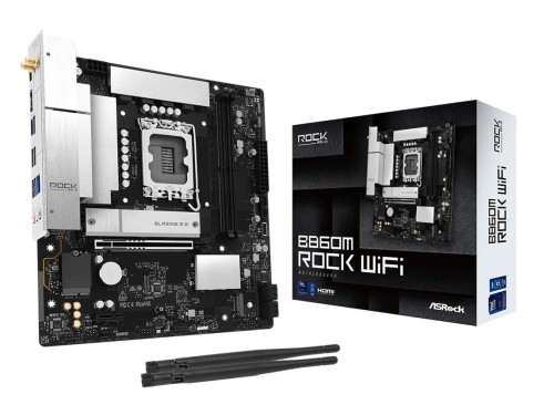 Asrock B860M Rock WiFi Intel B860 LGA 1851 (Socket V1) micro ATX - 2964657