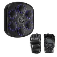 Elektroniczna muzyczna tarcza bokserska HMS TB03 - Bluetooth, podświetlenie, rękawice