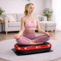Extralink Moonwalk Spin Move Platofrma Wibracyjna do Cwiczen Fitness 200W czerwona - 2964752