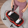 Extralink Moonwalk Spin Move Platofrma Wibracyjna do Cwiczen Fitness 200W czerwona - 2964751