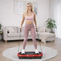 Extralink Moonwalk Spin Move Platofrma Wibracyjna do Cwiczen Fitness 200W czerwona - 2964748