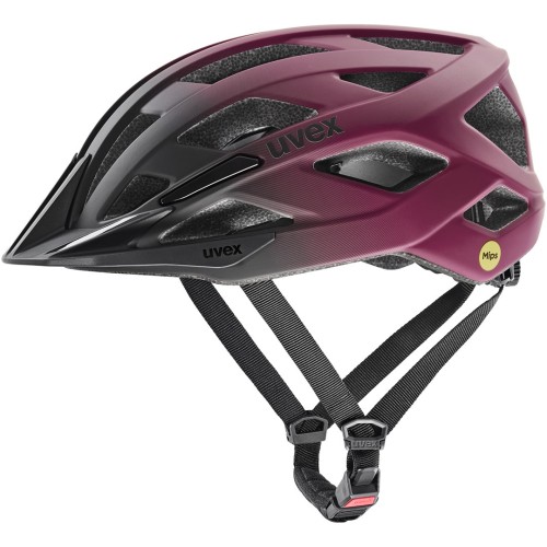 Kask rowerowy UVEX I-vo 2 MIPS 56-60cm, cranberry/black matt - 2964911
