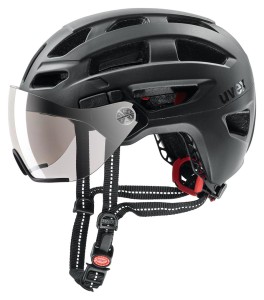 Kask rowerowy UVEX Finale visor 56-61cm, black matt