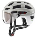 Kask rowerowy UVEX Finale visor 56-61cm, sand/white matt - 2964953