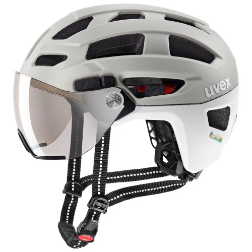 Kask rowerowy UVEX Finale visor 56-61cm, sand/white matt - 2964953