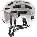 Kask rowerowy UVEX Finale visor 56-61cm, sand/white matt - 2964958