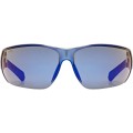 Okulary rowerowe UVEX Equate, black/blue matt/mirror blue - 2964970