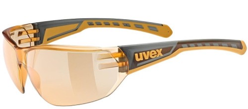 Okulary rowerowe UVEX Equate, smoke/orange - 2964982