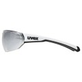 Okulary rowerowe UVEX Equate, white matt/mir.silver - 2964987