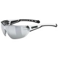 Okulary rowerowe UVEX Equate, white matt/mir.silver - 2964989