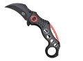 Nóż SCK Steel Claw Knives Karambit K29 czarno-czerw - 2965052