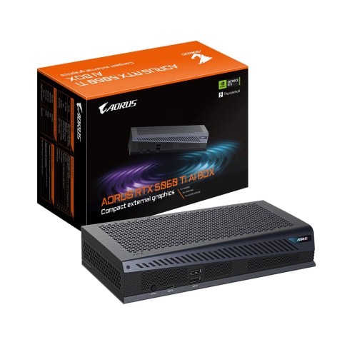 GIGABYTE AORUS RTX 5060 Ti AI BOX 16GB GDDR7 HDMI+3xDP 2xThunderbolt 5 - 2966532