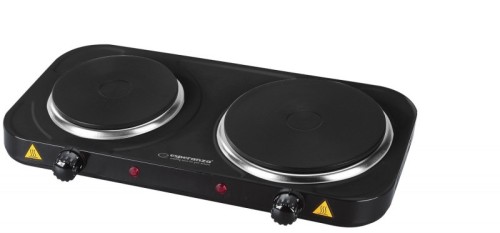 ESPERANZA KUCHENKA ELEKTRYCZNA YELLOWSTONE 1500W + 1000W CZARNA EKH014K - 1787260