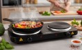 ESPERANZA KUCHENKA ELEKTRYCZNA YELLOWSTONE 1500W + 1000W CZARNA EKH014K - 2942579