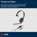 Poly Blackwire 5210 Monaural USB-C Headset +3.5mm Plug +USB-C/A Adapter (Bulk) - 2908777