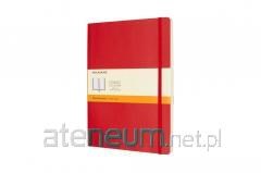 MOLESKINE Notes Classic XL, 19x25cm, w linie, miękka oprawa, 192 strony, czerwony